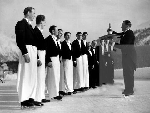 1931 CAMERIERI PATTINATORI IN ESERCIZIO