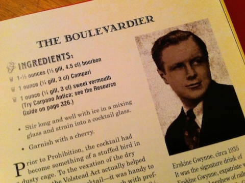 BOULEVARDIER RICETTA 