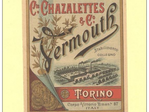 CHAZALETTE VERMOUTH ETICHETTA
