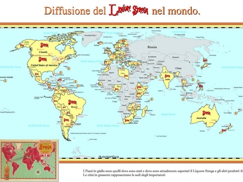 DIFFUSIONE LIQUORE STREGA NEL MONDO