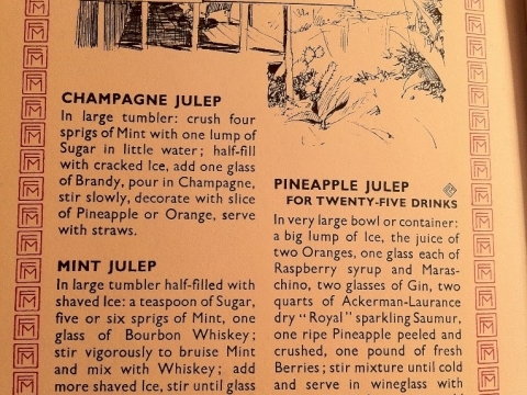 JULEPS RECIPE