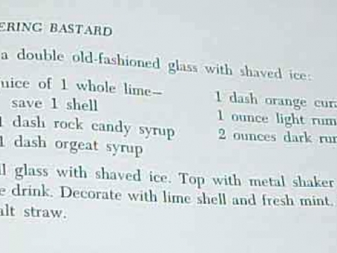 RICETTA SUFFERING BASTARD