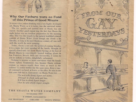 SHASTA WATER COMPANY