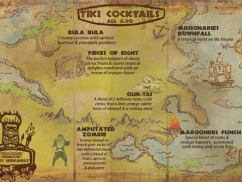 TIKI COCKTAIL LIST